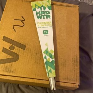 HRD WTR Cucumber & Lemon Lime Hard Sparkling Water 5% Alc/ Vol - Beer Tap Handle